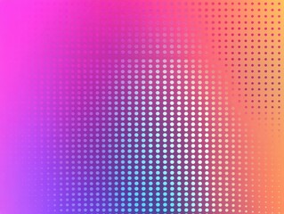 Vibrant Colorful Gradient Background with Circular Dots Pattern