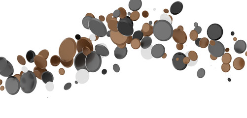 Confetti, paper triangle on the floor, fancy, colorful, celebration party