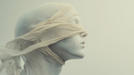 fabric face.