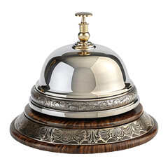 old bell isolated on white