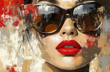 portrait of a woman in sunglasses