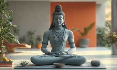 Nirvana Day. Parinirvana Day. Buddha statue, meditating figure symbolizing peace and tranquility. Bodhi Day. Navam Full Moon Poya Day. Vesak Day