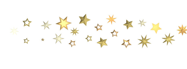 Golden Dreamscapes: Step Into a 3D Rainfall of Gleaming Stars