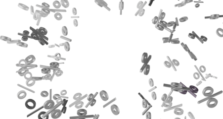 Blurred sale background.