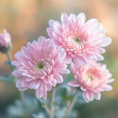 Fototapeta premium Pink Daisy Bouquet