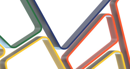 Color Blend Rainbow Trendy Low Poly BG Design