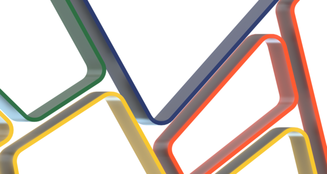 Color Blend Rainbow Trendy Low Poly BG Design