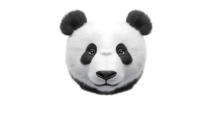 Naklejka premium panda head png