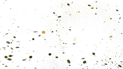 Shimmering Bliss: Mesmeric 3D Illustration Depicting Glistening gold Confetti