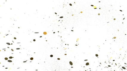 Shimmering Bliss: Mesmeric 3D Illustration Depicting Glistening gold Confetti
