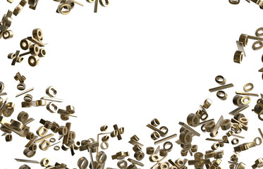 sale digital percent in transparent