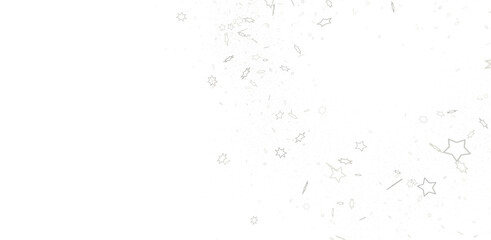 XMAS Stars - A gray whirlwind of golden snowflakes and stars. New