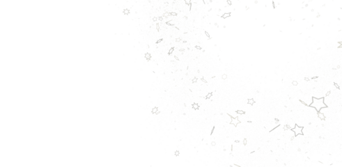 XMAS Stars - A gray whirlwind of golden snowflakes and stars. New