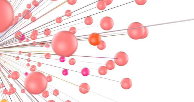 network holding in hand 3d connection data