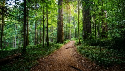Obraz premium path through the forest
