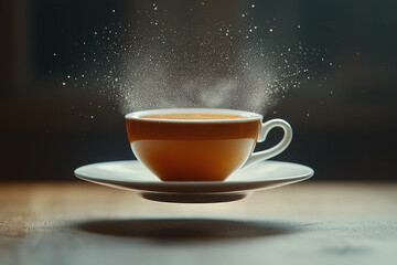 Obraz premium Flying Coffee