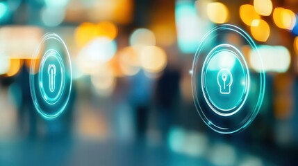 Pedestrian activates crosswalk button on city street, urban navigation and safety