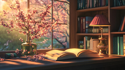 World Poetry Day Anime Manga Illustration: Celebrating the Art of Words