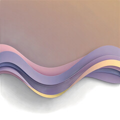 Luxury Golden Wave Design with Metallic Shine – Transparent Background, High-Resolution, Premium Pattern