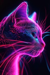 3D Render of Cat