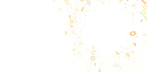 XMAS Stars - A gray whirlwind of golden snowflakes and stars. New