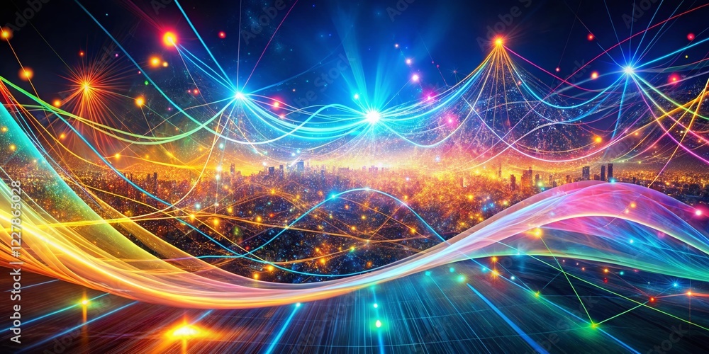Poster dynamic financial network: energy and growth in generative ai