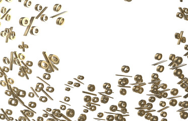percent sign rain  percentage icon interest rate