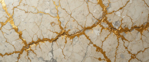 Elegant marble texture with golden veins for design purposes.