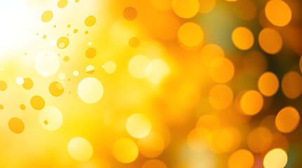 golden bokeh background