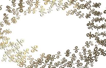 percent sign rain  percentage icon interest rate