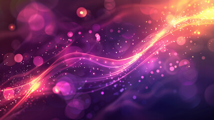 Fototapeta premium A vibrant abstract background featuring flowing waves of color and light.