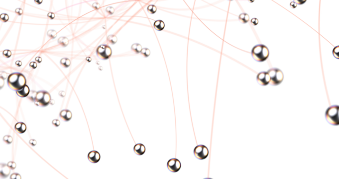 Global network. Blockchain. 3D illustration. Neural networks and artificial intelligence. Abstract