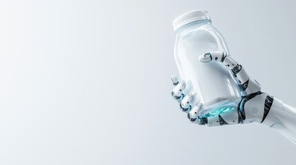 Futuristic recycling event the robot urban environment digital art recycle environment reused