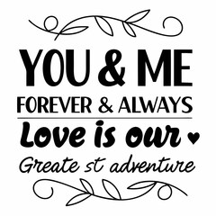 valentine day typography design