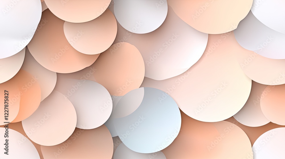 Poster smooth pastel gradients create a calming abstract background with soft shapes and lines suitable for