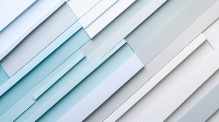 Obraz premium Abstract layered design with blue and white tones showcasing modern aesthetics