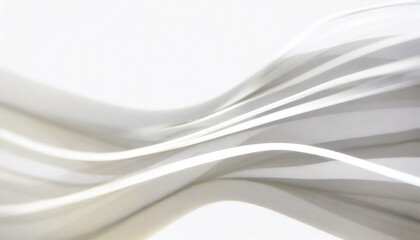 Obraz premium 3D abstract wavy elegant premium light white unique background texture