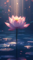 pink lotus in water,pink water lily,pink lotus flower