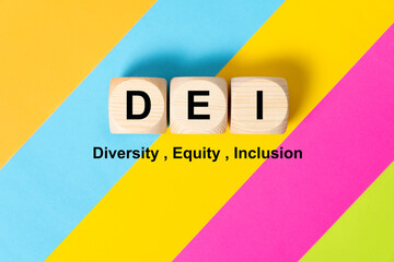 DEI, Diversity, equity and inclusion symbol.