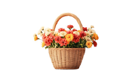 Fototapeta na wymiar flower basket png