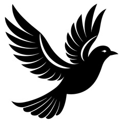 dove in flight