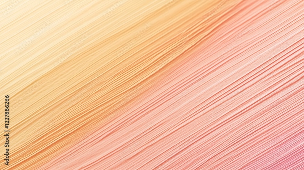 Aufkleber abstract diagonal lines gradient peach yellow texture
