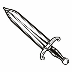 illustration of a sword