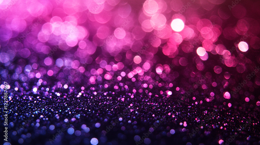 Poster vibrant bokeh lights create a colorful backdrop in a festive atmosphere