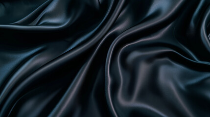 Obraz premium Luxury Silk Fabric with Elegant Drapery and Rich Textures – Close-Up
