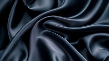 Fototapeta premium Luxury Silk Fabric with Elegant Drapery and Rich Textures – Close-Up