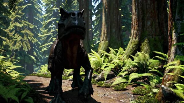 Megalosaurus dinosaur in the wilderness