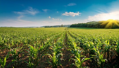 field of corn, AI generated