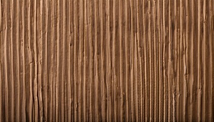 Fototapeta premium brown recycled corrugated cardboard texture background, AI gener