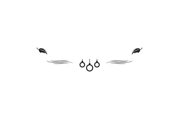 black and white birds